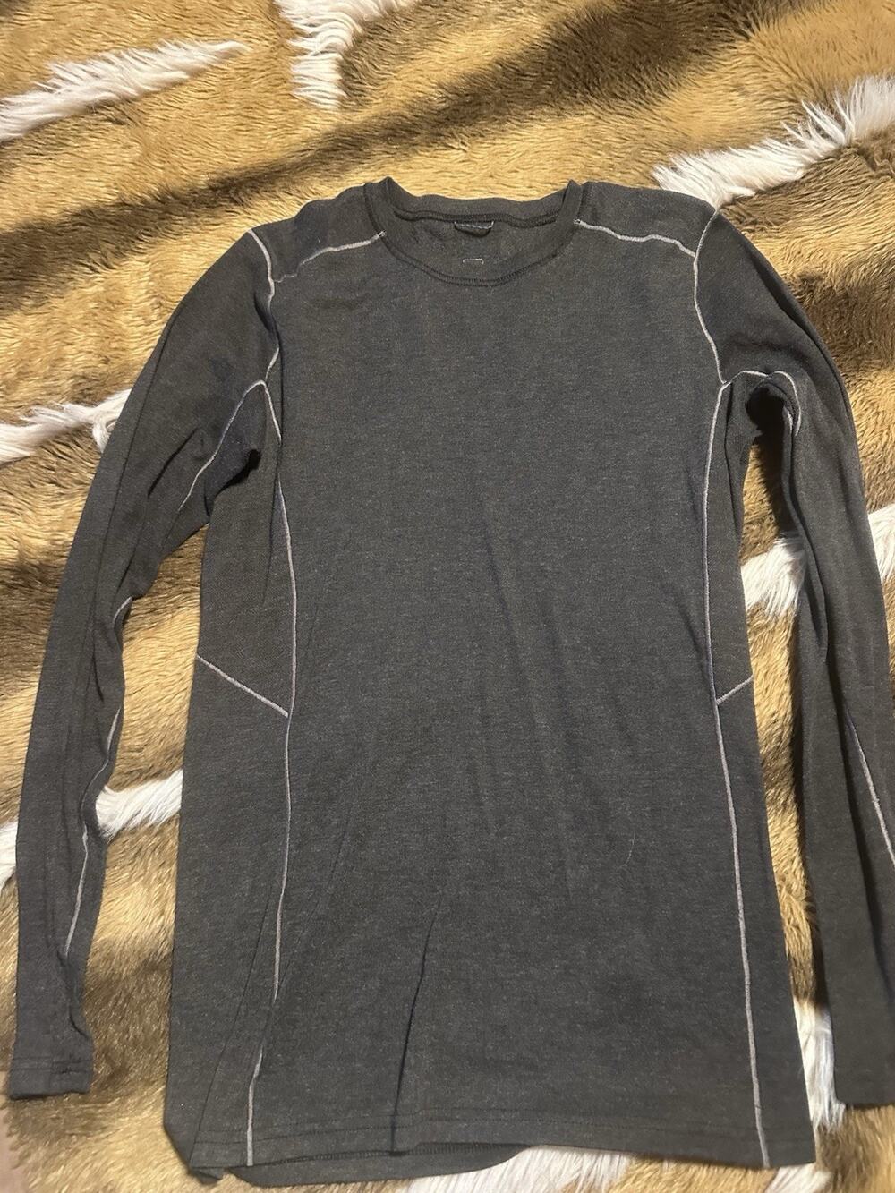 Kuhl Mens Long Sleeve Performance Shirt Hiking Skiing Baselayer Medium / S